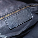 BALENCIAGA The Day Shoulder Bag Leather Black 140442 Auth 151915-16