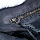 BALENCIAGA The Day Shoulder Bag Leather Black 140442 Auth 151915-17