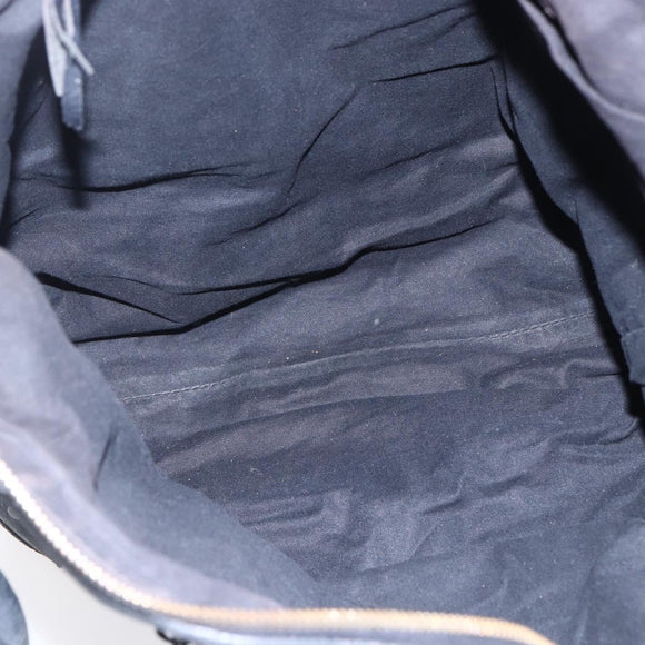 BALENCIAGA The Day Shoulder Bag Leather Black 140442 Auth 151915