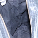 BALENCIAGA The Day Shoulder Bag Leather Black 140442 Auth 151915-20