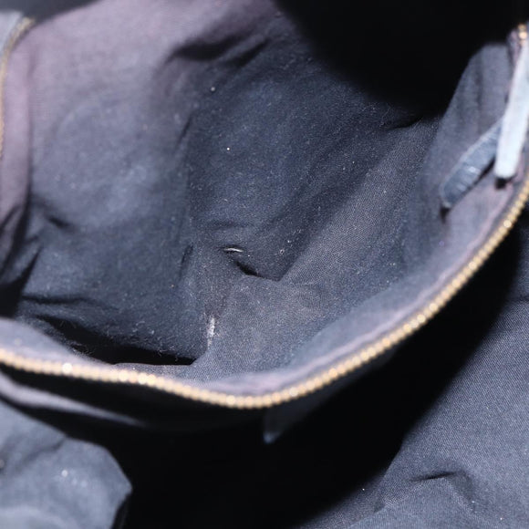 BALENCIAGA The Day Shoulder Bag Leather Black 140442 Auth 151915