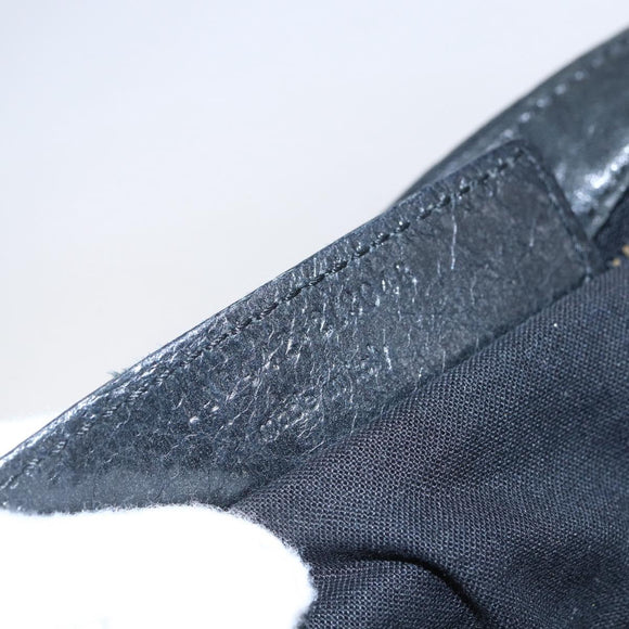 BALENCIAGA The Day Shoulder Bag Leather Black 140442 Auth 151915