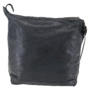 BALENCIAGA The Day Shoulder Bag Leather Black 140442 Auth 151915-3