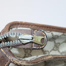 GUCCI GG Supreme Clutch Bag PVC 2 Set Beige Navy Auth 151916-8