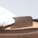 GUCCI GG Supreme Web Sherry Line Clutch Bag PVC Beige Red 27 004 998 Auth 151917-12