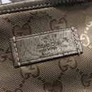 GUCCI GG Implementation Tote Bag PVC Silver Pink gray 211137 Auth 151918-17