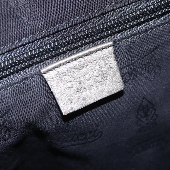 GUCCI GG Implementation Tote Bag PVC Silver Pink gray 211137 Auth 151918