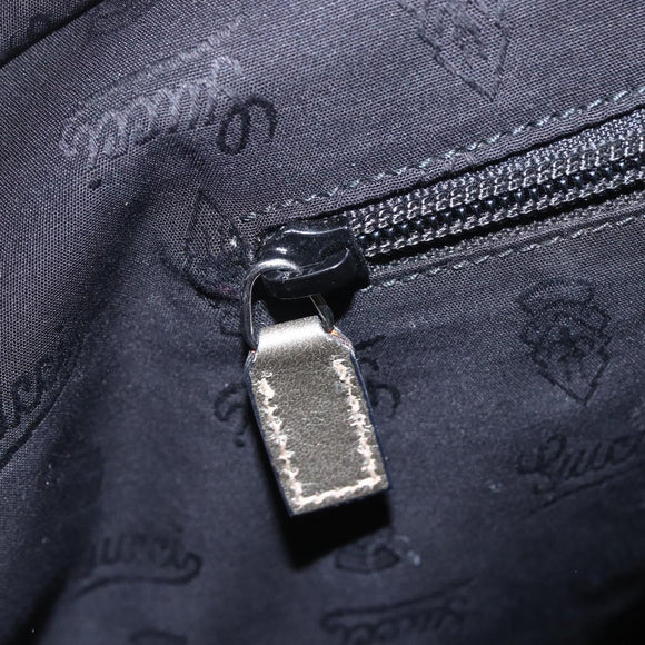 GUCCI GG Implementation Tote Bag PVC Silver Pink gray 211137 Auth 151918