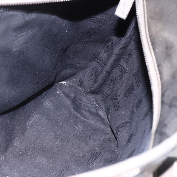 GUCCI GG Implementation Tote Bag PVC Silver Pink gray 211137 Auth 151918