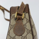 GUCCI GG Supreme Web Sherry Line Bag PVC Beige Red 56 02 087 Auth 151921-10