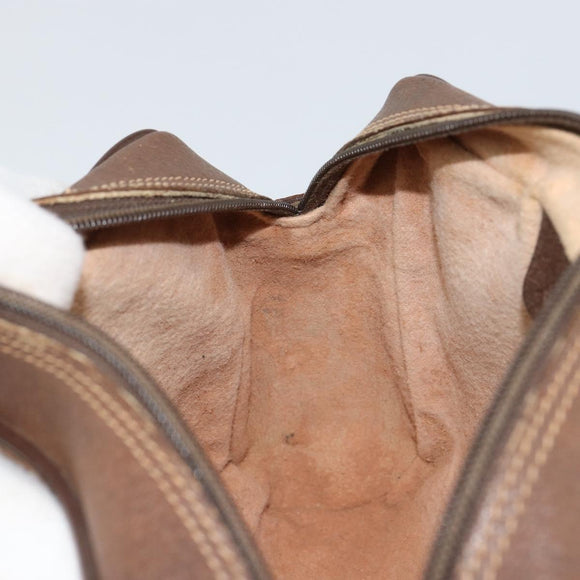 GUCCI GG Supreme Web Sherry Line Bag PVC Beige Red 56 02 087 Auth 151921