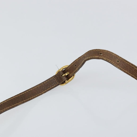 GUCCI GG Supreme Web Sherry Line Bag PVC Beige Red 56 02 087 Auth 151921