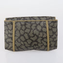 Gianni Versace Saint Laurent Bag PVC Leather 2 Set Black Beige Auth 151922-10