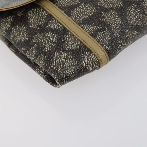 Gianni Versace Saint Laurent Bag PVC Leather 2 Set Black Beige Auth 151922