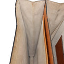 LOEWE Anagram Business Bag Leather Brown Gold Auth 151923-23