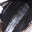 GUCCI GG Supreme Web Sherry Line Shoulder Bag PVC Beige Gold Auth 151924-12