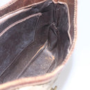 GUCCI GG Supreme Web Sherry Line Shoulder Bag PVC Beige Gold Auth 151924-18