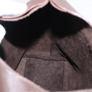 GUCCI Bamboo Shoulder Bag Leather Brown Gold 001 2058 1881 Auth 151925-11