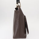 GUCCI Bamboo Shoulder Bag Leather Brown Gold 001 2058 1881 Auth 151925-4