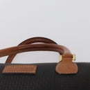 BALLY Shoulder Bag PVC Leather 3 Set Black White Auth 151928-13