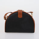 BALLY Shoulder Bag PVC Leather 3 Set Black White Auth 151928-17