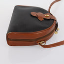 BALLY Shoulder Bag PVC Leather 3 Set Black White Auth 151928-18