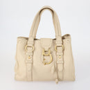 BALLY Shoulder Bag PVC Leather 3 Set Black White Auth 151928-2