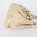 BALLY Shoulder Bag PVC Leather 3 Set Black White Auth 151928-4