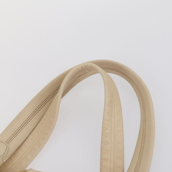 BALLY Shoulder Bag PVC Leather 3 Set Black White Auth 151928