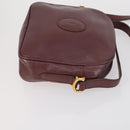 CARTIER Shoulder Bag Leather 3 Set Bordeaux Auth 151931-11