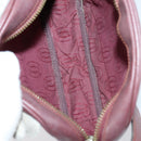 CARTIER Shoulder Bag Leather 3 Set Bordeaux Auth 151931-15