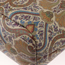 ETRO Tote Bag PVC Leather Brown Gold Auth 151932-11