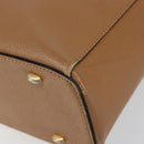 CELINE Hand Bag Leather Brown Auth 151933-8