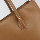 CELINE Hand Bag Leather Brown Auth 151933-9