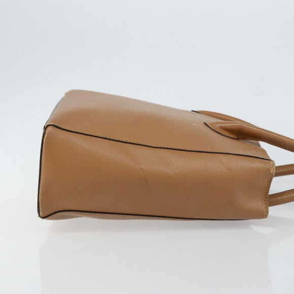 CELINE Hand Bag Leather Brown Auth 151933