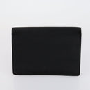 GUCCI GG Supreme Clutch Bag PVC 4 Set Black Beige Auth 151934-13