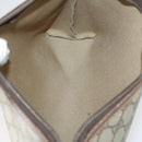 GUCCI GG Supreme Clutch Bag PVC 4 Set Black Beige Auth 151934-6