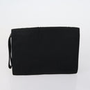 GUCCI GG Supreme Clutch Bag PVC 4 Set Black Beige Auth 151934-8