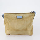 GUCCI GG Canvas Web Sherry Line Shoulder Bag PVC 4 Set Beige Red Auth 151936-20