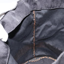 FENDI Hand Bag Nylon Black Auth 151940-18