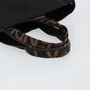 FENDI Hand Bag Nylon Black Auth 151940-7