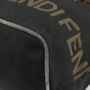 FENDI Hand Bag Nylon Black Auth 151941-9