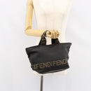 FENDI Hand Bag Nylon Black Auth 151941-20