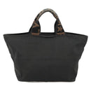 FENDI Hand Bag Nylon Black Auth 151941-2