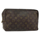 LOUIS VUITTON Monogram Trousse Toilette 28 Clutch Bag M47522 LV Auth 151944-1