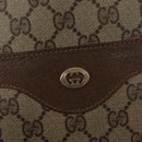 GUCCI GG Supreme Web Sherry Line Tote Bag PVC Beige 40 02 003 Auth 151945-10