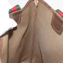 GUCCI GG Supreme Web Sherry Line Tote Bag PVC Beige 40 02 003 Auth 151945-19