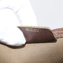 GUCCI GG Supreme Web Sherry Line Tote Bag PVC Beige 40 02 003 Auth 151945-12