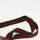 GUCCI GG Supreme Web Sherry Line Tote Bag PVC Beige 40 02 003 Auth 151945-8