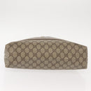 GUCCI GG Supreme Web Sherry Line Tote Bag PVC Beige 40 02 003 Auth 151945-5